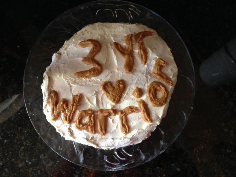 3 Year Warrior cake
